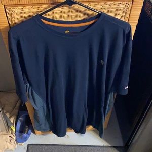 Dark blue and grey short sleeve carhartt